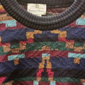 Neiman Marcus 100% Wool Men's Crewneck Sweater Size Large Unisex